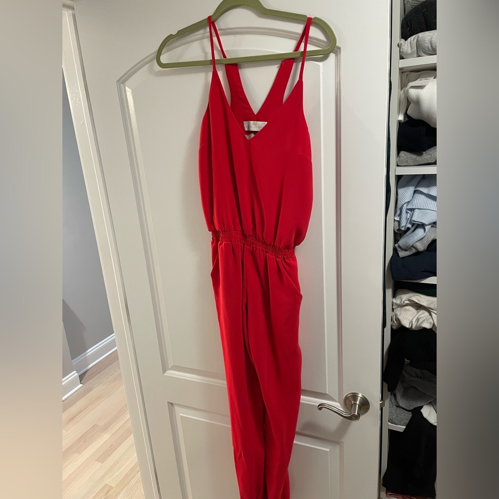 Amanda richard Red Sleeveless Jumpsuit